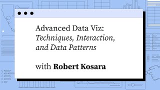 Advanced Data Visualization: Techniques, Interaction, and Data Patterns