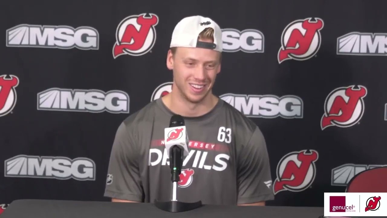 Group B Players Talk To Media Following Their First On-ice Session At ...