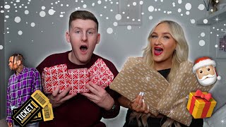 HUGE PRESENT SWAP WITH BOYFRIEND!! (WHAT I GOT HIM FOR XMAS 2022)