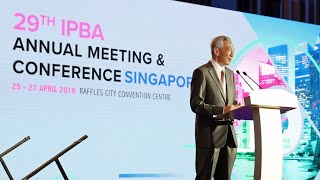 PM Lee Hsien Loong at the 29th Inter-Pacific Bar Association Conference