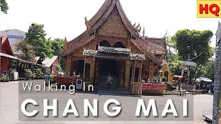 Walking In Chiang Mai, Thailand - Road To Wat Sri Suphan (Got Tackled?!)