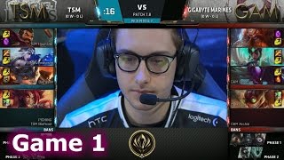 TSM vs Gigabyte Marines | Game 1 LoL MSI 2017 Play-In | TSM vs GAM G1 MSI 2017