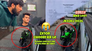 Bike lost 💔live chori || please contact me if you find 🙏🏻Preparation for Ladakh ride