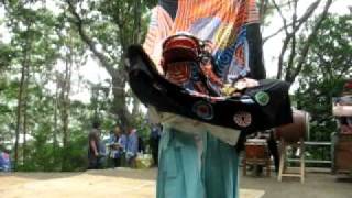 和歌山県白浜町富田　飛鳥神社例大祭　獅子舞神楽　抜粋