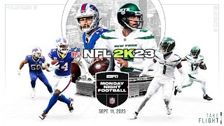 NFL 2k23 | Buffalo Bills vs New York Jets | NFL 2k5 Resurrected | PCSX2 | Allen vs Rodgers |