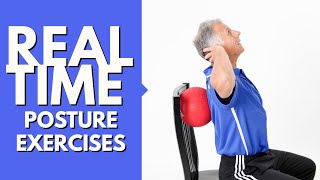 90 Second Real Time Posture Video- Follow Along! Look, Breathe & Feel Fantastic!
