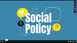 What is Social Policy?