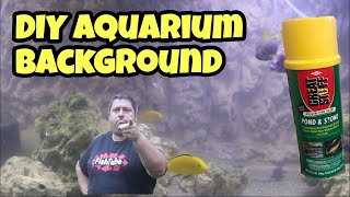 Awesome DIY Aquarium Background