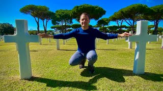 Greg McQuade visits the graves of Virginia veterans buried overseas