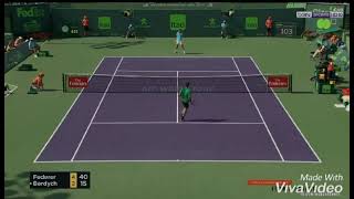 Federer's amazing drop shot against Berdych (MASK OFF Edit)