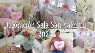 Decoración Sala para San Valentín 2025/ Ideas para decorar  en San Valentín 💞