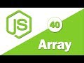40 - ( JavaScript Tutorial ) Array Methods: push , pop