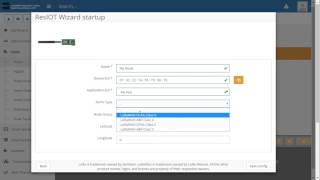 ResIOT LoRaWan  - Add and Connect a Node to a Multitech Gateway