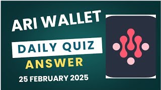 Ari Wallet Daily Quiz 25 February | How does Arichain differentiate itself from existing DPoS system