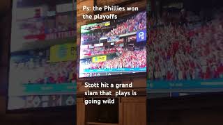 Stott hit a grand slam that place is going wild ps: they won the playoffs #baseball