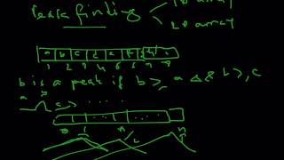 Algorithms Practice: Peak Finding