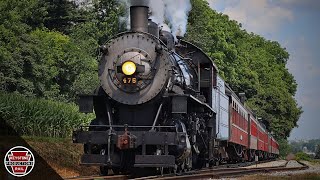 Norfolk \u0026 Western 475: Late Summer Steam with the Mastodon (4K)