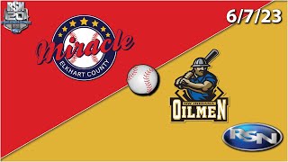 Elkhart Miracle vs NWI Oilmen Baseball - 6/7/23