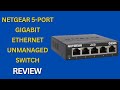 NETGEAR 5-Port Gigabit Ethernet Unmanaged Switch (GS305) - Home Network Hub Review