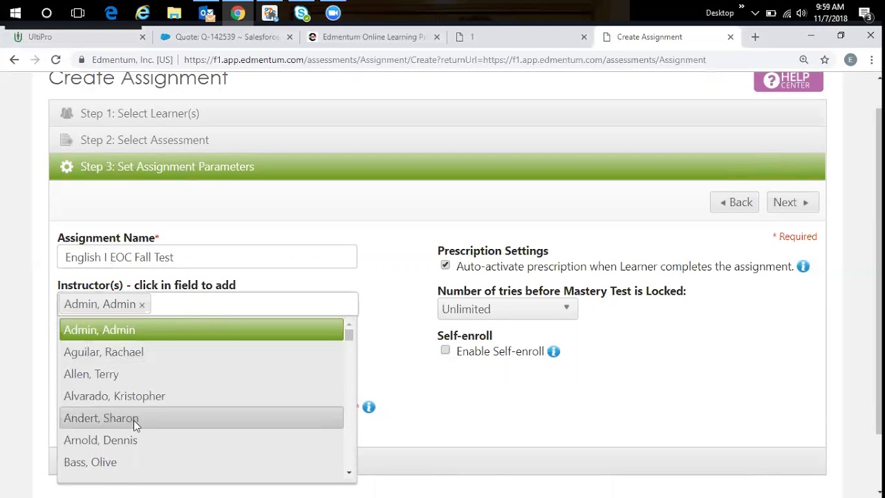 Getting Started Edmentum Assessments Youtube