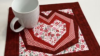 In A Heartbeat Placemat and Wall Hanging