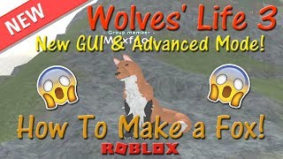 Roblox Wolves Life 3 How To Make A Fox Hd Old