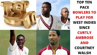 Best West Indies test pace bowlers since 2000-2001(Post Ambrose, Walsh)