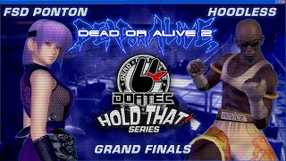 DOATEC HOLD THAT! DOA 2 | GRAND FINALS| FSD MATT PONTON vs Hoodless