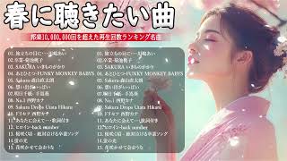 【J POP春歌】 2024 年のトップ ベスト 春ソング 🌸🎧春の歌桜ソングメドレー 🌸💗春の歌 春うた ランキング 邦楽 メドレー2024