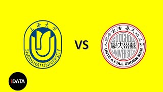 上海大学VS苏州大学（科研实力对比）Shanghai University VS Soochow University