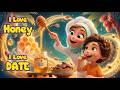 Muslim Songs For Kids 🍯 I Love Dates, I Love DatesHoney 🍯🌴 Islamic Kids Song | Say Bismillah