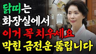 닭띠는 화장실에서 이것만 치워도 막힌 금전운 뻥 뚫립니다! 금전운 높아지는 간단한 방법 닭띠 금전운세