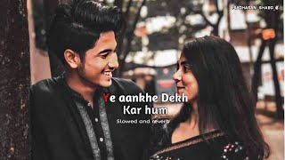 Ye aankhe Dekh Kar hum - slowed \u0026  reverb || Tum Apni Mehki Mehki Julfe | Ye Aankhen Dekhkar Hum