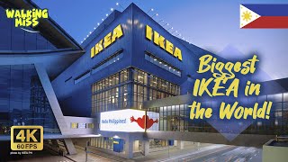 👠 The BIGGEST IKEA in the WORLD [4K] Manila Philippines Mega Store Walking Tour