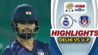 Full Highlights Q Final Uttar Pradesh Vs Delhi ||  Syed Mushtaq Ali Trophy 2024 | Thrilling Match