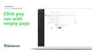 How to create a pay run on QuickBooks Payroll