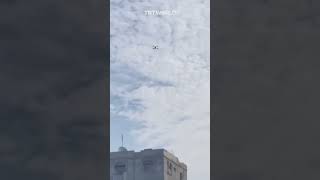 Israeli quadcopter filmed dropping bomb on a building in northern Gaza