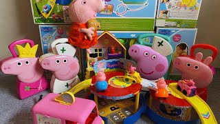 95 Minutes Satisfying with Unboxing Cute Peppa Pig House Compilation, Peppa Medic Case, ASMR Toys