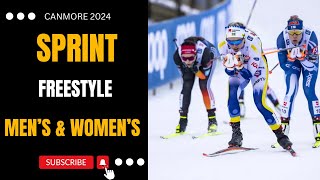 SPRINT (Free) CANMORE (Canada) 2024 Women's & Men's  World Cup Cross Country Skiing