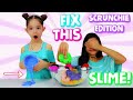 FIX THIS SLIME CHALLENGE! Scrunchie Edition!