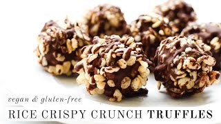 Rice Crispy Crunch Truffles {HCLF vegan}