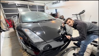 REAR WHEEL DRIVE CONVERSION ON THE LAMBORGHINI