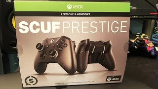 SCUF XBOX PRESTIGE CONTROLLER! Unboxing \u0026 Review. Best Xbox Controller On The Market?