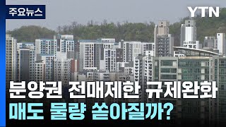 분양권 전매 제한 규제 완화...\