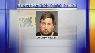 Teacher arrested for prostitution of minor