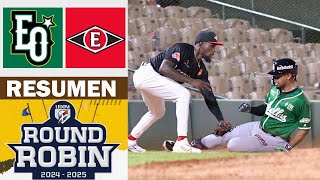 Resumen: Estrellas Orientales vs Leones del Escogido : Round Robin baseball Lidom (14/01/2025)