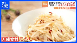 「給食からもやしが消えた…」“物価の優等生”に異変「簡単に値上げできない」もやし生産者が激減するワケ｜TBS NEWS DIG