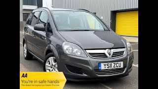 2011 Vauxhall Zafira 1.6 16V Exclusiv Euro 5 Available @ www.autovilla.uk