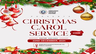 Christmas Carol Service | RCCG Amazing Grace Livestream | Sunday 22nd, December 2024