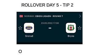 ( Rollover Day 5 ) & ( Correct Score ) Free Football Tips Today - 23/05/2022 Football Tips Today